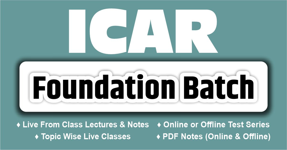ICAR Foundation Batch 2026-27