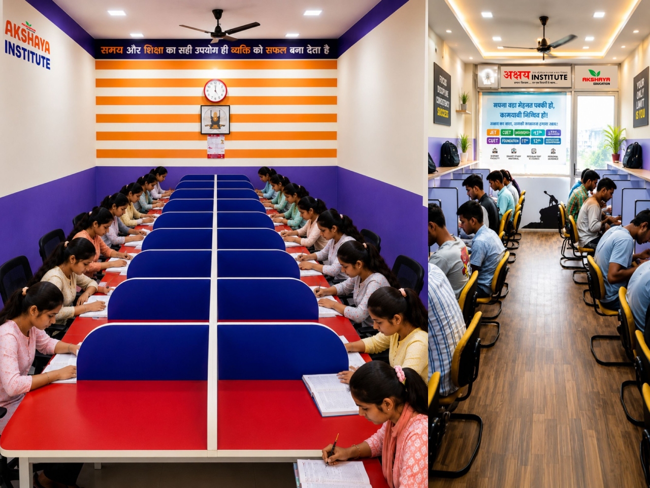 AC Library Facility at Akshaya Institute Jobner
